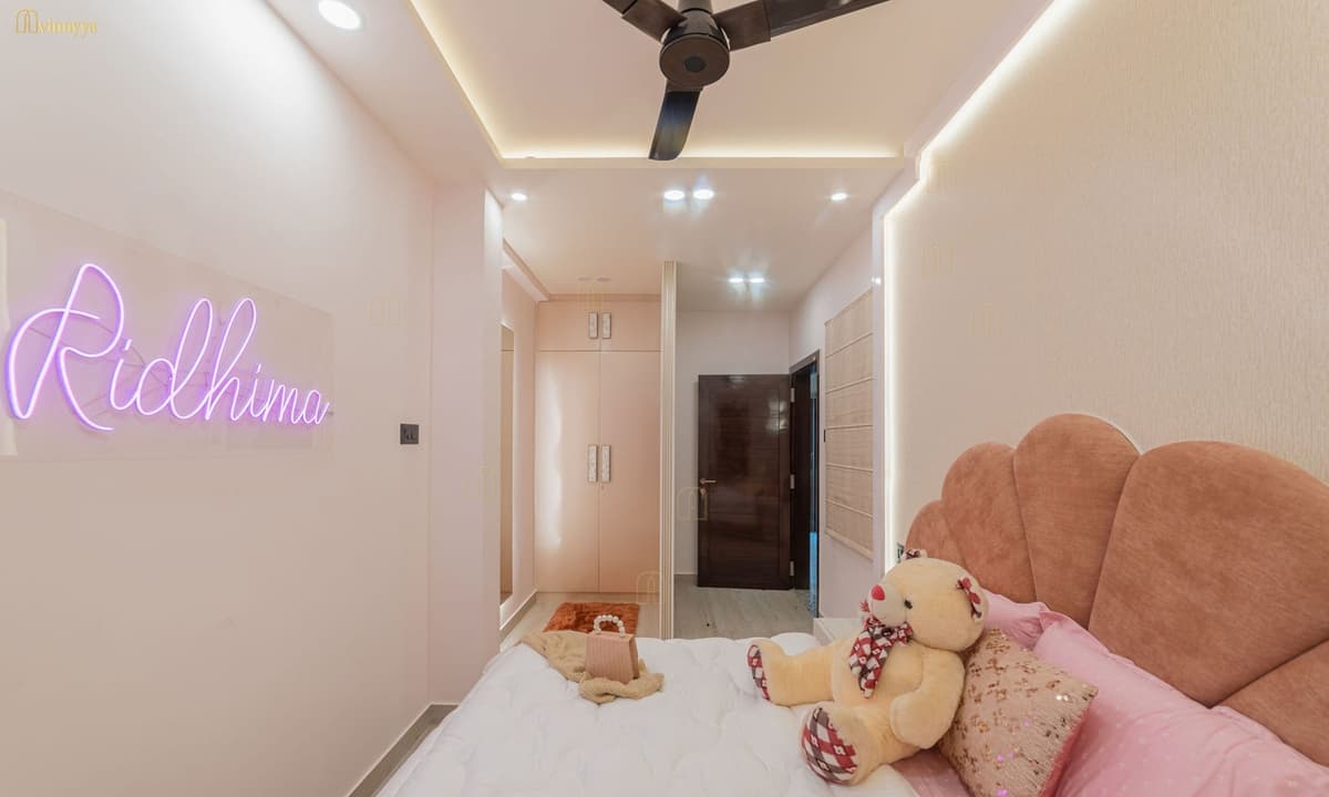 Child's bedroom with an LED cove ceiling — Orabella, Varanasi