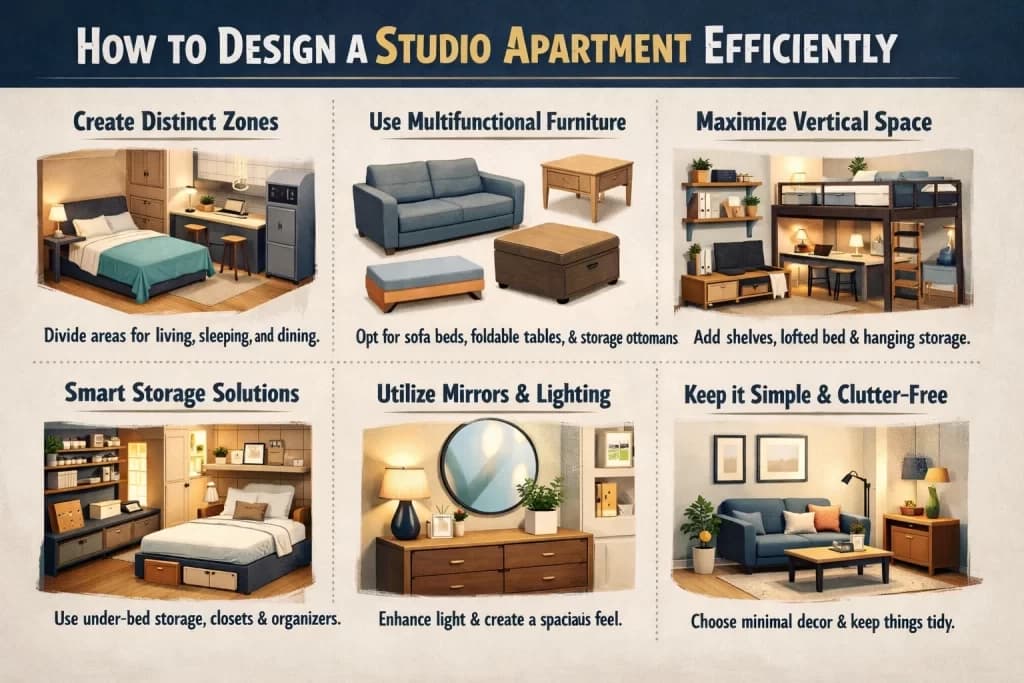 How to Design a Studio Apartment Efficiently