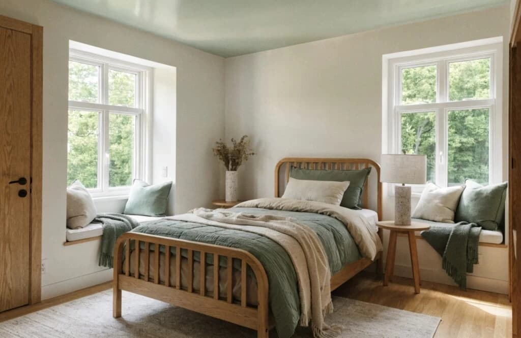 Low-Budget Small Bedroom Ceiling Ideas