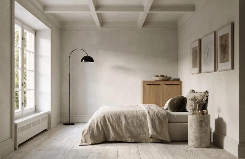 Space-Enhancing Ceiling Styles for Small Bedrooms