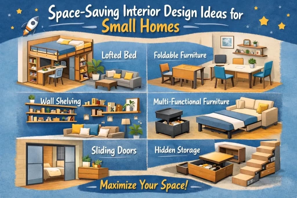 Space-Saving Interior Design Ideas for Small Homes