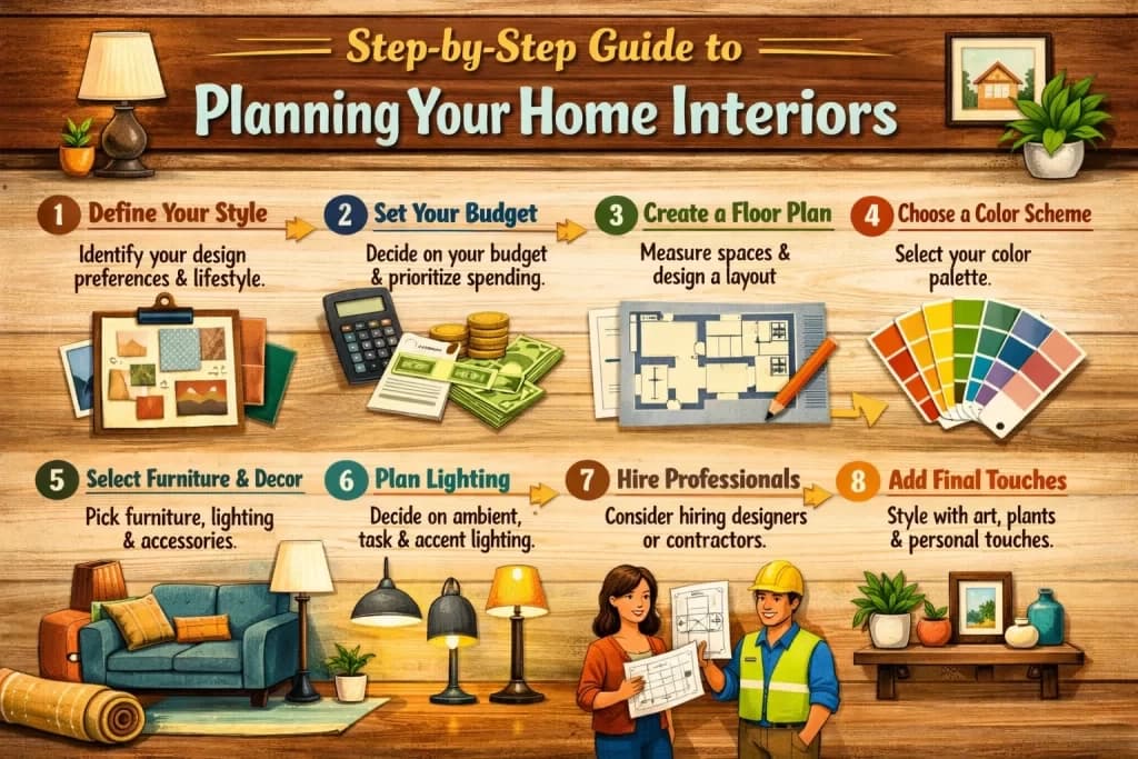 Step-by-Step Guide to Planning Your Home Interiors